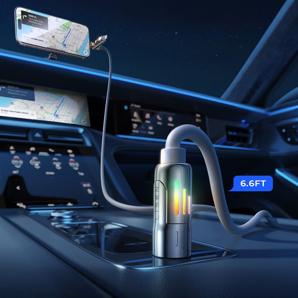 Cavo Dati e Ricarica USB-A / USB-C - Lightning / USB-C Lisen 4in1, 240W, 2m, Grigio YL0124110002