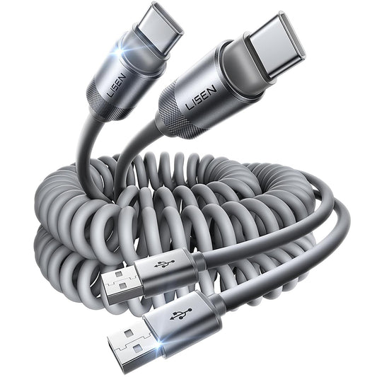 Cavo Dati e Ricarica USB-A - USB-C Lisen L114, 15W, 1m, Grigio YL0125030001