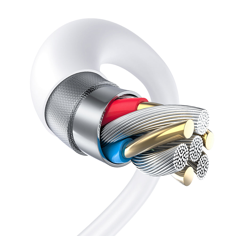 Cavo Dati e Ricarica USB-A - USB-C Lito LD06T, 18W, 1m, Bianco