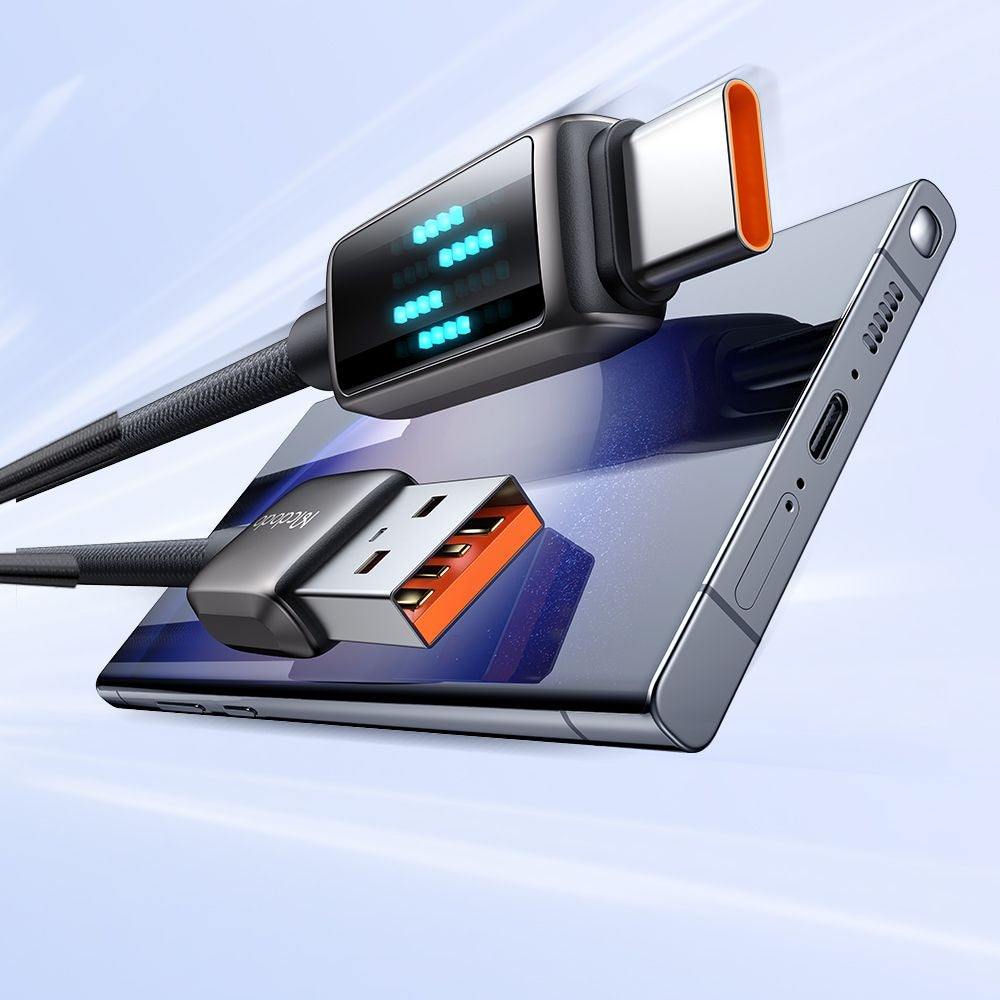 Cavo Dati e Ricarica USB-A - USB-C McDodo CA-2350 Display, 100W, 1.2m, Nero