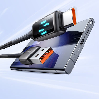 Cavo Dati e Ricarica USB-A - USB-C McDodo CA-2350 Display, 100W, 1.2m, Nero