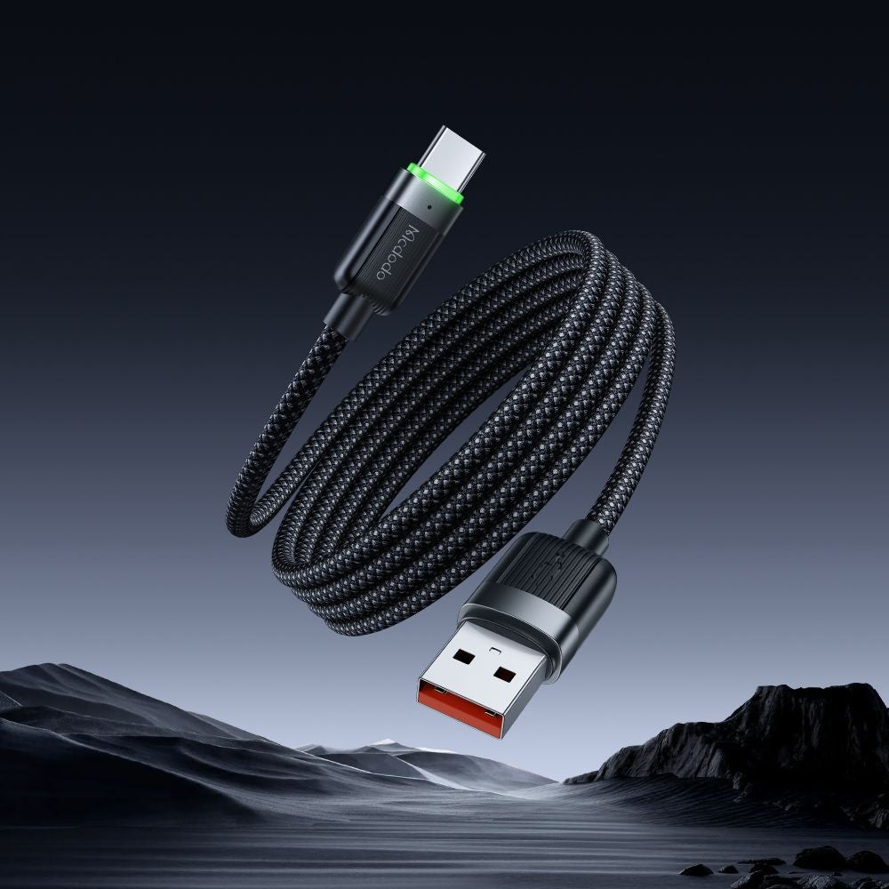 Cavo Dati e Ricarica USB-A - USB-C McDodo CA-5650 Self Winding, 66W, 1.2m, Nero
