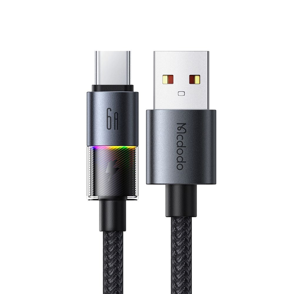 Cavo Dati e Ricarica USB-A - USB-C McDodo CA-8180 Colorful, 66W, 1.2m, Nero