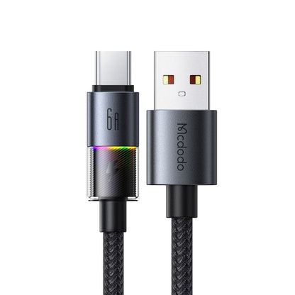 Cavo Dati e Ricarica USB-A - USB-C McDodo CA-8180 Colorful, 66W, 1.2m, Nero