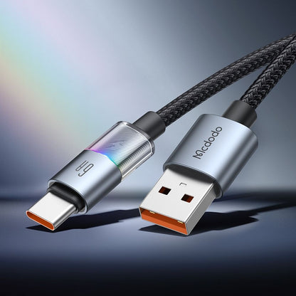 Cavo Dati e Ricarica USB-A - USB-C McDodo CA-8180 Colorful, 66W, 1.2m, Nero