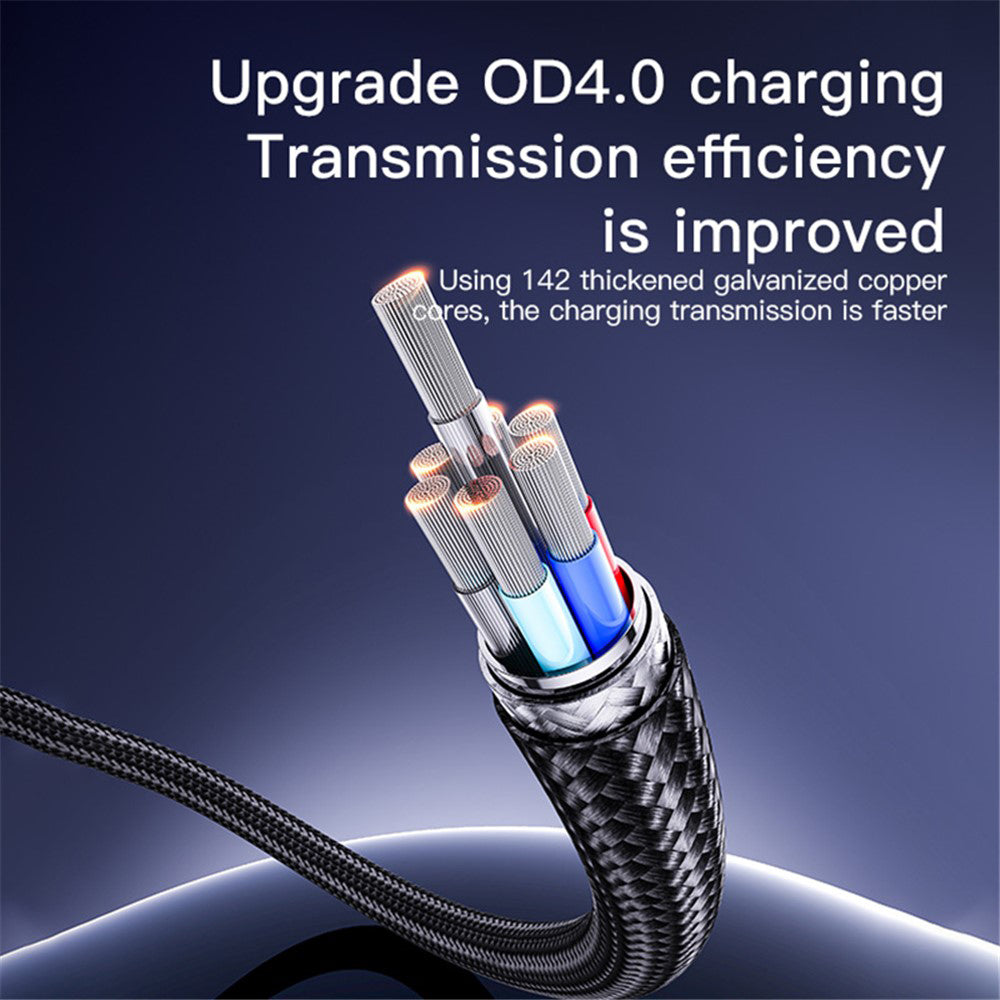 Cavo Dati e Ricarica USB-A - USB-C Yesido CA130C, 18W, 2m, Nero