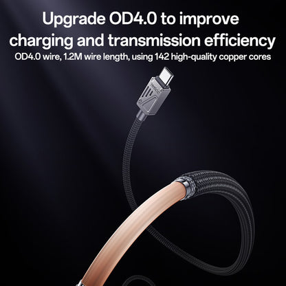 Cavo Dati e Ricarica USB-A - USB-C Yesido CA135C, 18W, 1.2m, Nero