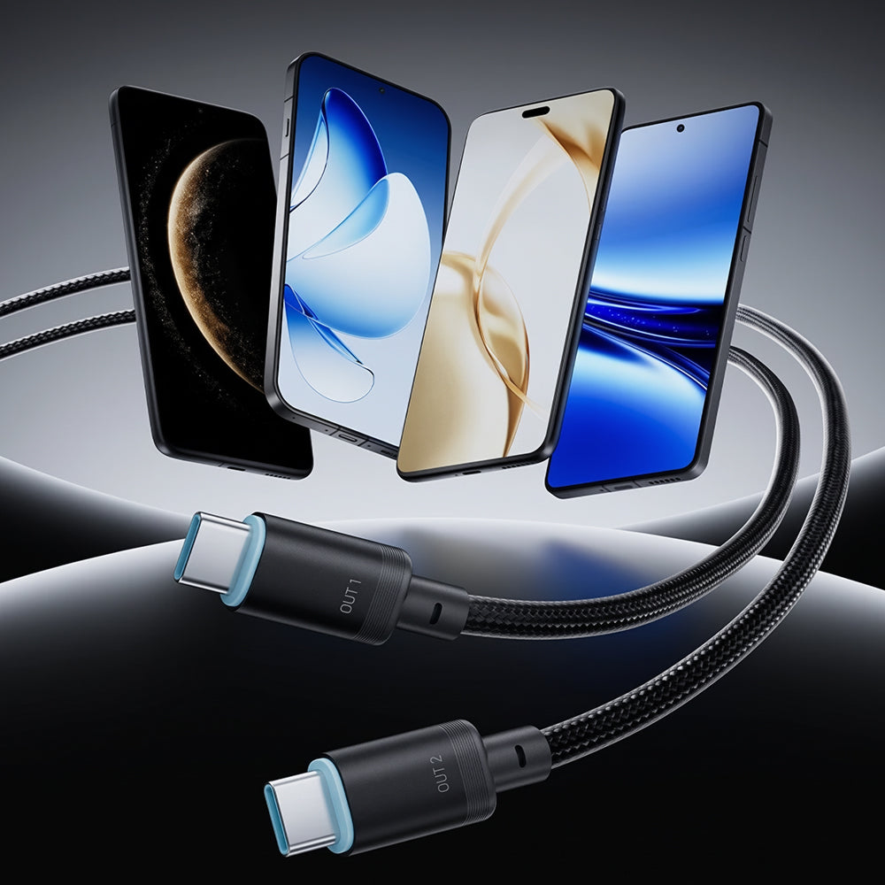 Cavo Dati e Ricarica USB-C - 2 x USB-C Cuktech C2C615, 140W, 1,5m, Nero CKC2C615GLBK