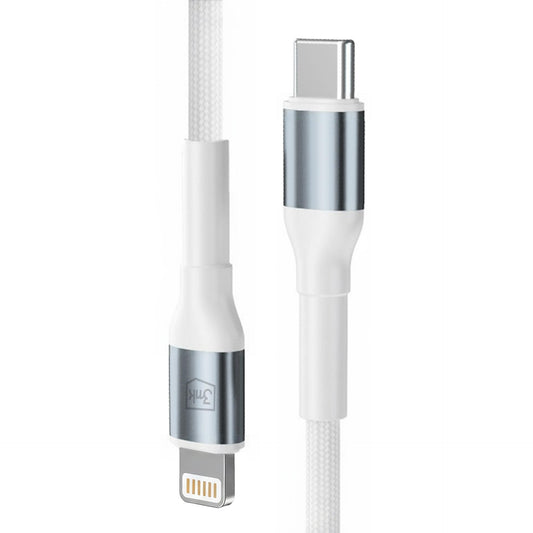 Cavo Dati e Ricarica USB-C - Lightning 3MK Hyper N, 27W, 1m, Bianco