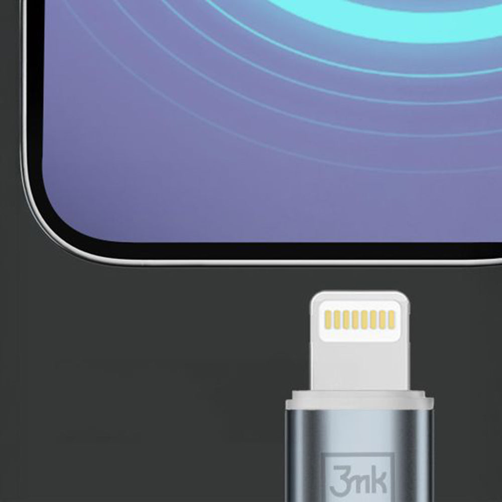 USB-C to Lightning Data and Charging Cable 3MK Hyper N, 27W, 2m, White