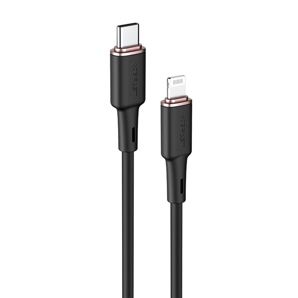 USB-C to Lightning Data and Charging Cable Acefast C2-01, 30W, 1.2m, Black