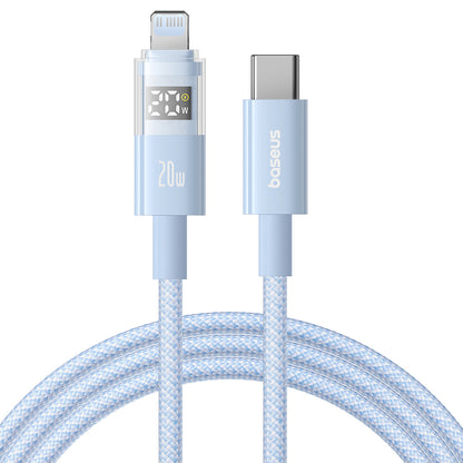USB-C to Lightning Data and Charging Cable Baseus Display 2, 20W, 2m, Blue P10382703311-01