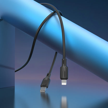 Cavo Dati e Ricarica USB-C - Lightning Borofone BX113 Lenny, 27W, 2m, Nero