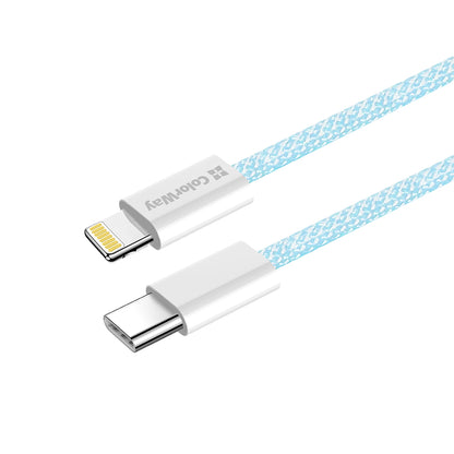 Cavo Dati e Ricarica USB-C - Lightning ColorWay CW-CBPDCL061, 27W, 1m, Blu