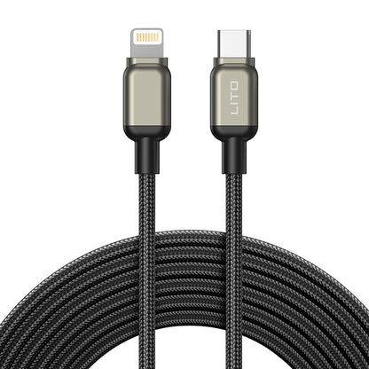 Cavo Dati e Ricarica USB-C - Lightning Lito LD17, 20W, 1m, Nero