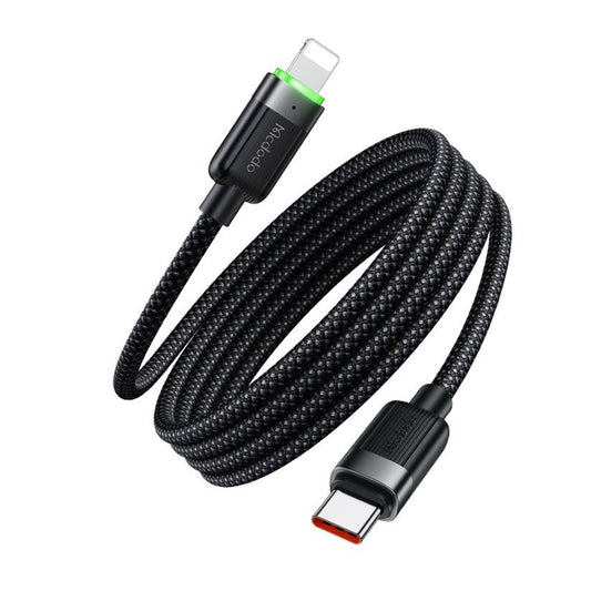 Cavo Dati e Ricarica USB-C - Lightning McDodo CA-2010 Self Winding, 36W, 1.2m, Nero