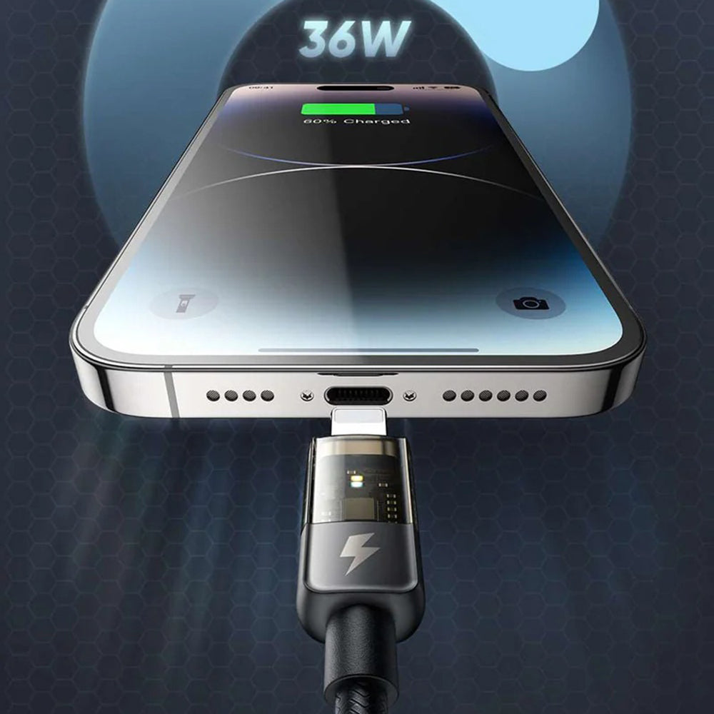 Cavo Dati e Ricarica USB-C - Lightning McDodo CA-3160 Auto Power Off, 36W, 1.2m, Nero