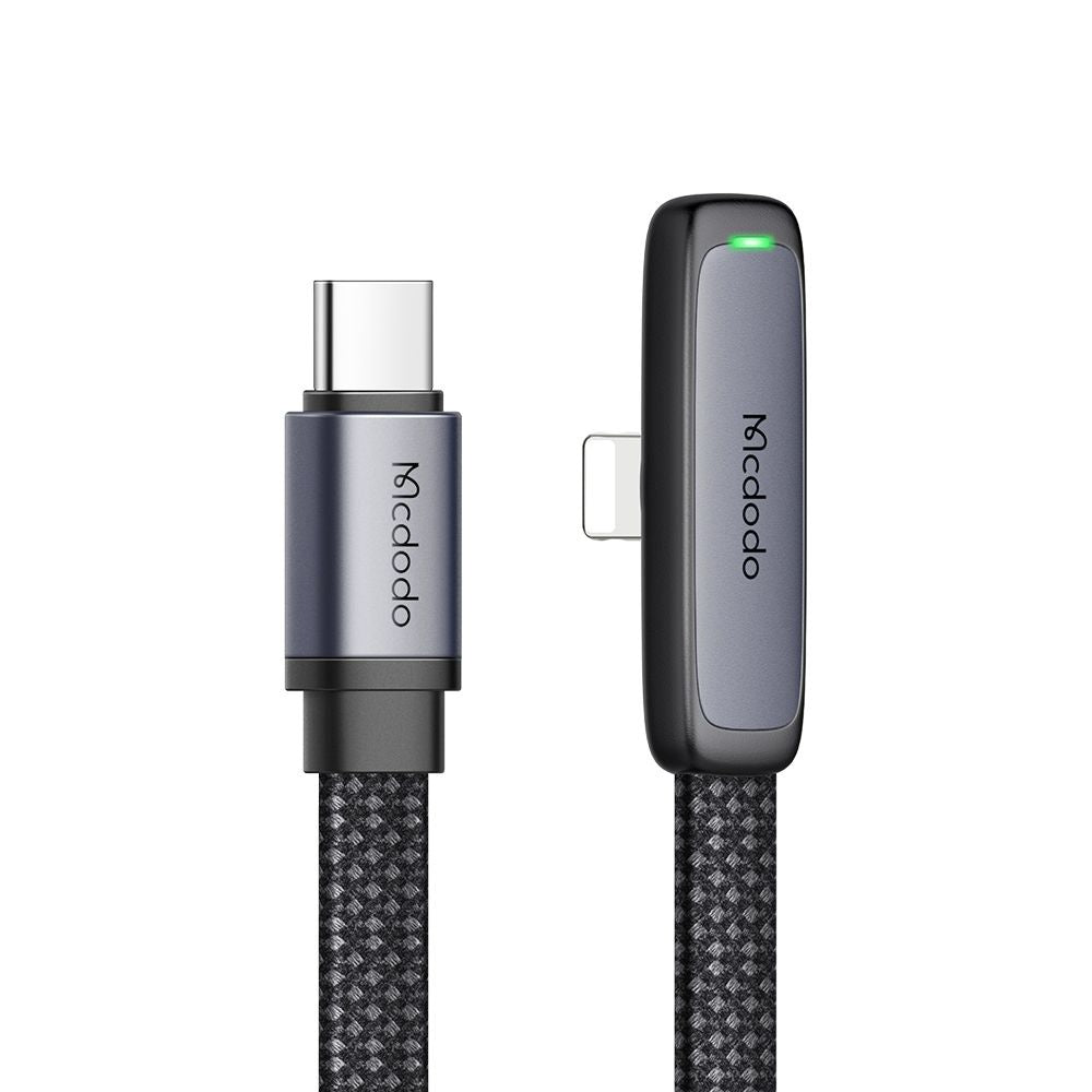 Cavo Dati e Ricarica USB-C - Lightning McDodo CA-3350 Angled, 36W, 1.2m, Nero