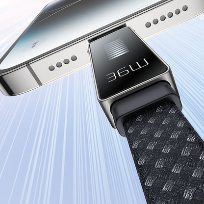 Cavo Dati e Ricarica USB-C - Lightning McDodo CA-4960 Rythm Display, 36W, 1.2m, Nero