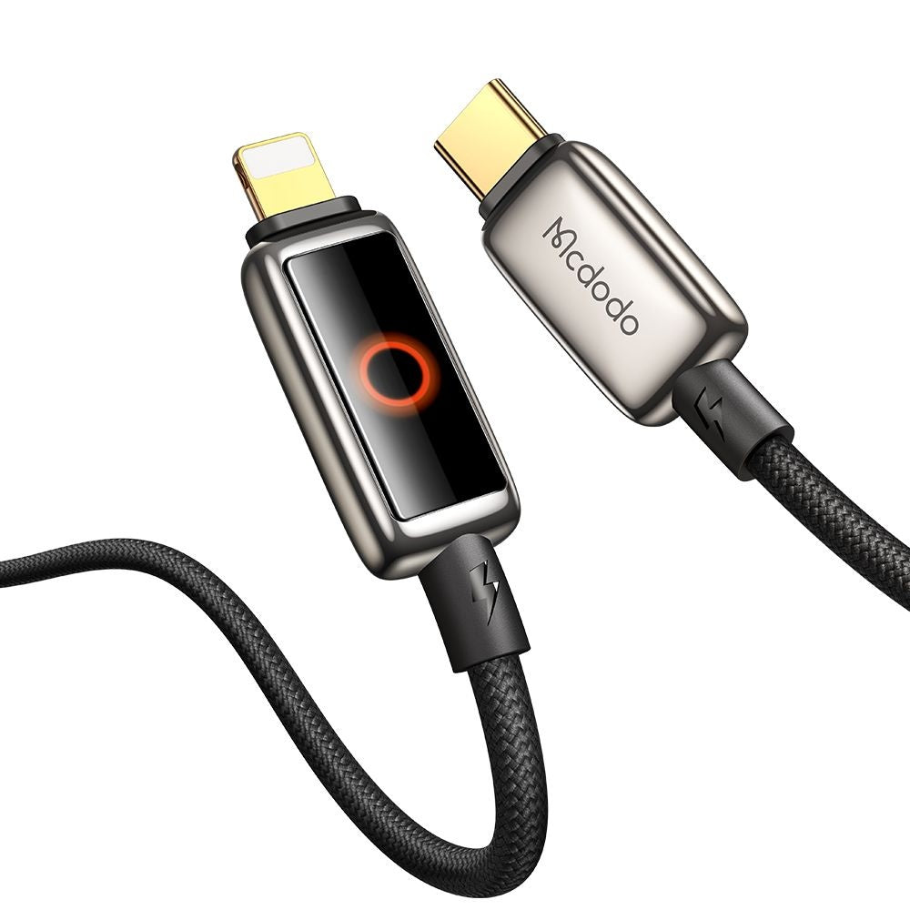 Cavo Dati e Ricarica USB-C - Lightning McDodo CA-6670 Auto Power Off, 36W, 1.2m, Nero