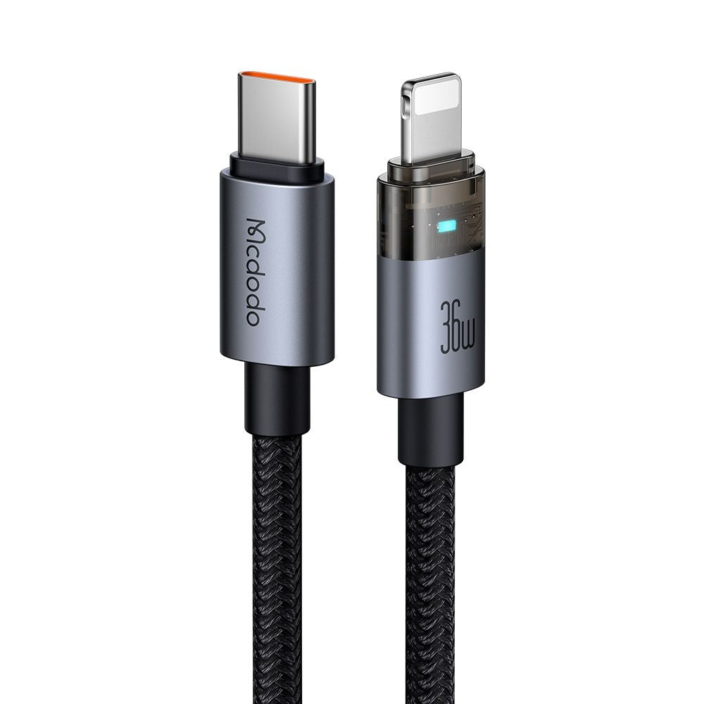 Cavo Dati e Ricarica USB-C - Lightning McDodo CA-6940, 36W, 1.2m, Nero