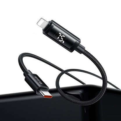 Cavo Dati e Ricarica USB-C - Lightning McDodo CA-7990 Display, 36W, 1.2m, Nero