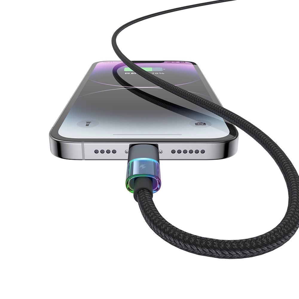 Cavo Dati e Ricarica USB-C - Lightning McDodo CA-8190 Colorful, 36W, 1.2m, Nero