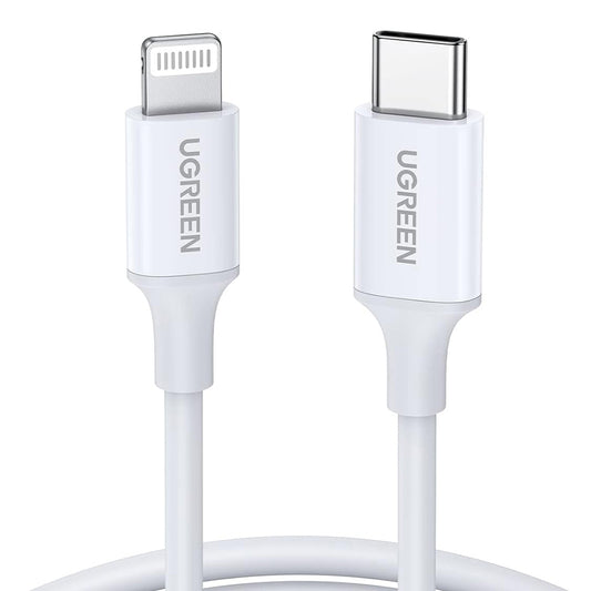 Cavo Dati e Ricarica USB-C - Lightning UGREEN US171 (10493), 20W, 1m, Bianco