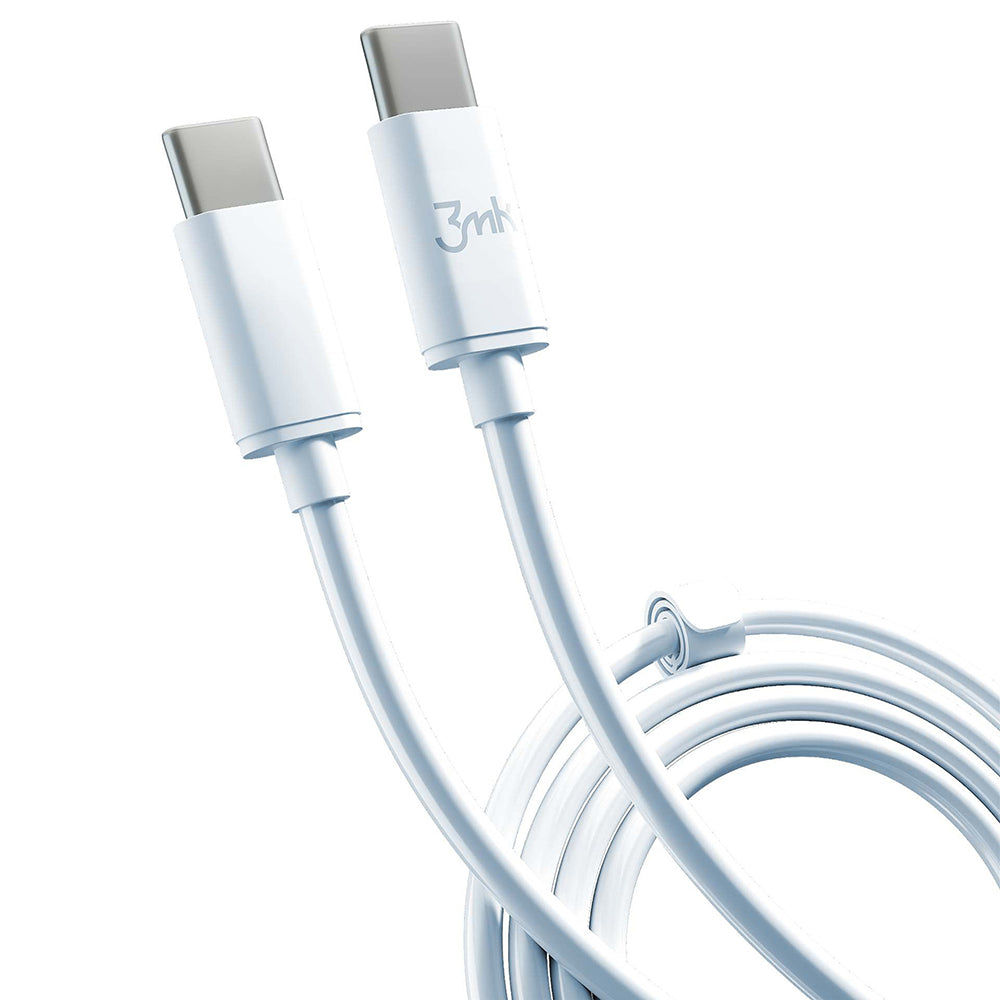 Cavo Dati e Ricarica USB-C - USB-C 3MK Hyper, 100W, 2m, Bianco