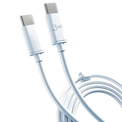 Cavo Dati e Ricarica USB-C - USB-C 3MK Hyper, 100W, 2m, Bianco