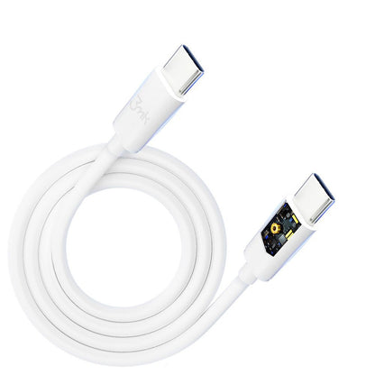 Cavo Dati e Ricarica USB-C - USB-C 3MK Hyper, 100W, 2m, Bianco