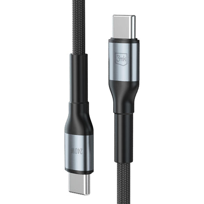 USB-C Data and Charging Cable - USB-C 3MK Hyper N Thunderbolt 4, 240W, 3m, Black