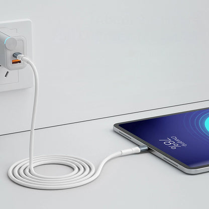 Cavo Dati e Ricarica USB-C - USB-C 3MK Hyper N, 60W, 1m, Bianco