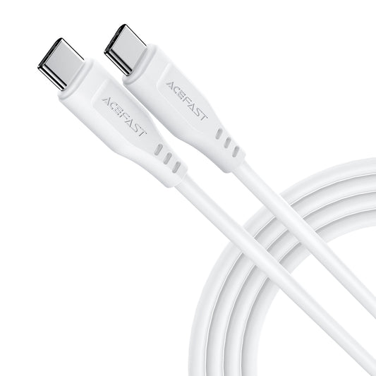 Cavo Dati e Ricarica USB-C - USB-C Acefast C3-03, 60W, 1.2m, Bianco