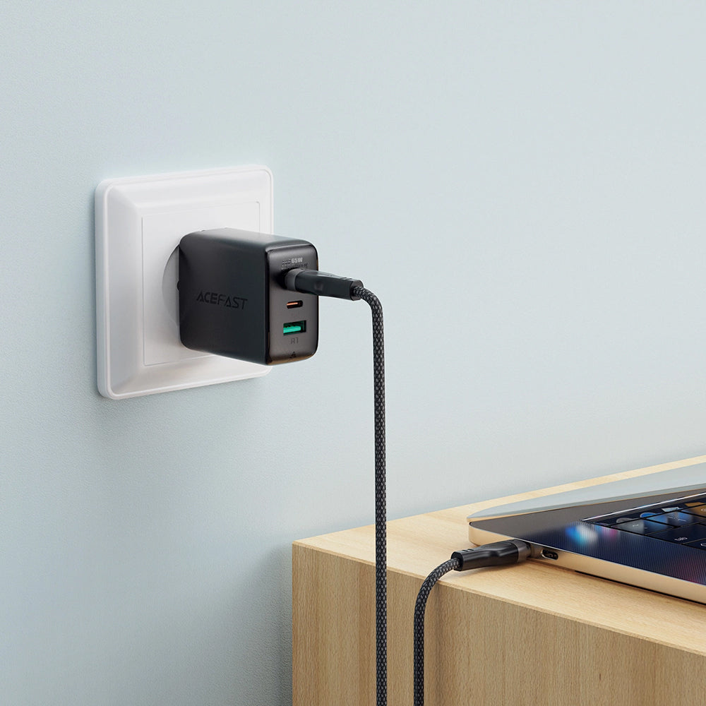 Cavo Dati e Ricarica USB-C - USB-C Acefast C11-03, 60W, 1.2m, Nero