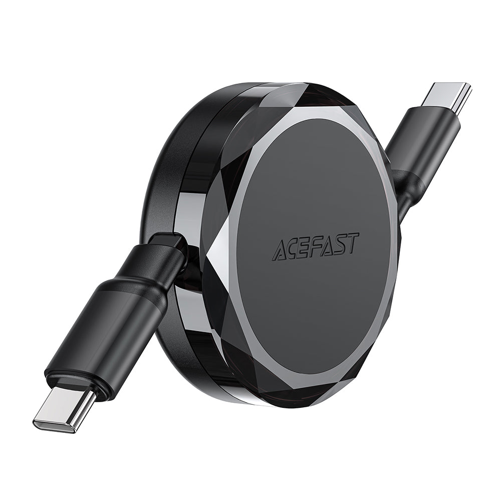 Cavo Dati e Ricarica USB-C - USB-C Acefast C13-03, 60W, 0.8m, Nero