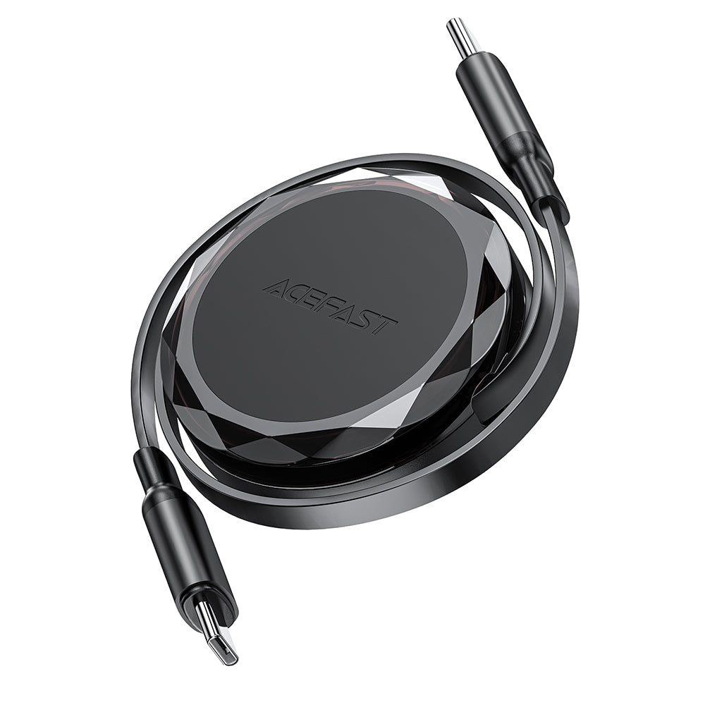 Cavo Dati e Ricarica USB-C - USB-C Acefast C13-03, 60W, 0.8m, Nero