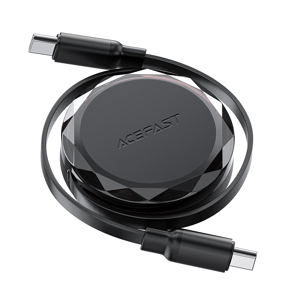 Cavo Dati e Ricarica USB-C - USB-C Acefast C13-03, 60W, 0.8m, Nero