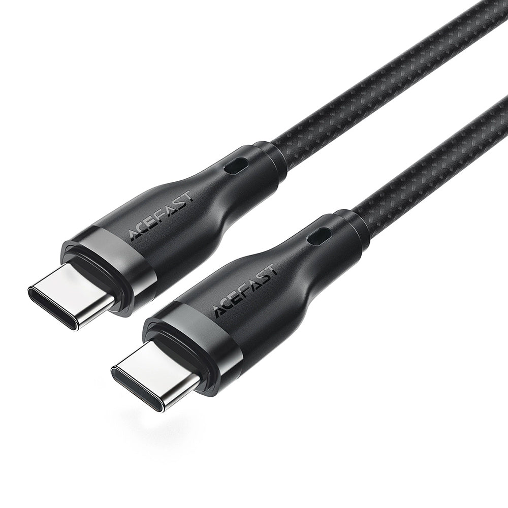 USB-C Data and Charging Cable - USB-C Acefast C8-03, 60W, 1.2m, Black