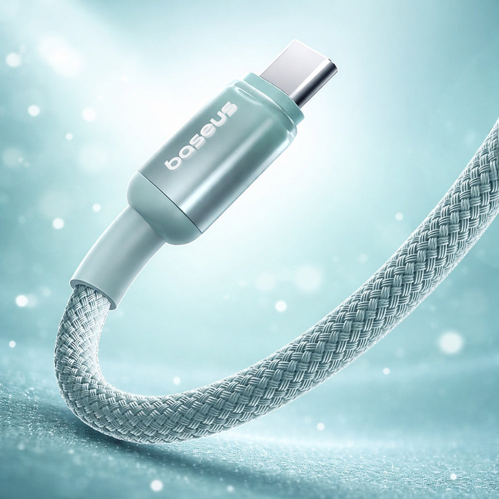 Cavo Dati e Ricarica USB-C - USB-C Baseus Discolor, 100W, 2m, Blu Verde E0420703