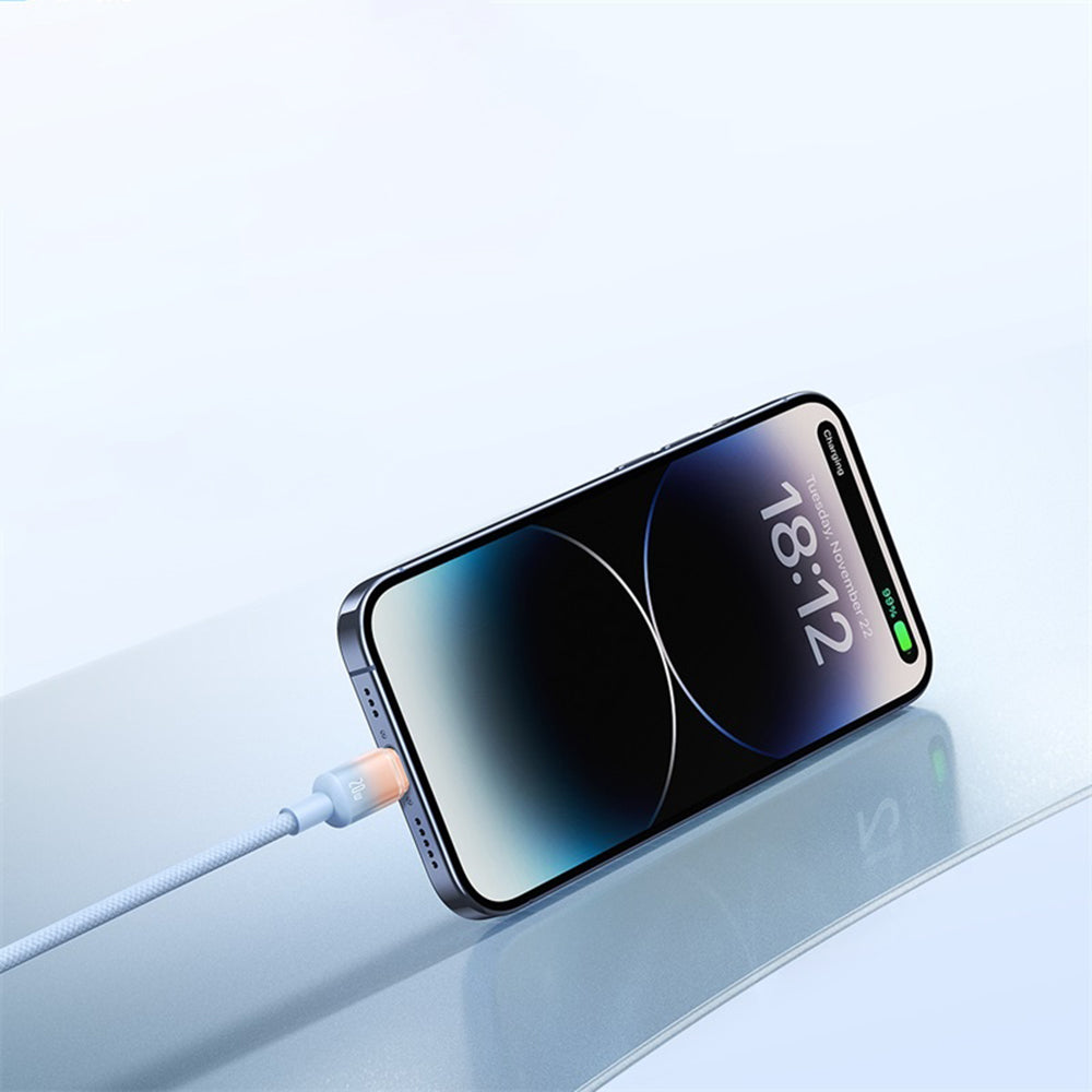 Cavo Dati e Ricarica USB-C - USB-C Baseus Discolor, 100W, 2m, Blu Verde E0420703