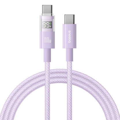 Cavo Dati e Ricarica USB-C - USB-C Baseus Display 2, 100W, 2m, Viola P10382702511-01