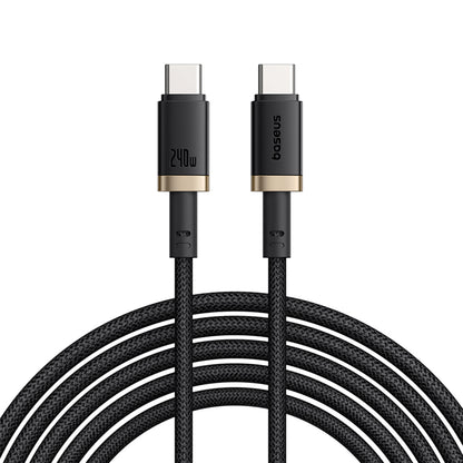 USB-C Data and Charging Cable - USB-C Baseus Dura, 240W, 1m, Gold Black P10377803U03-00