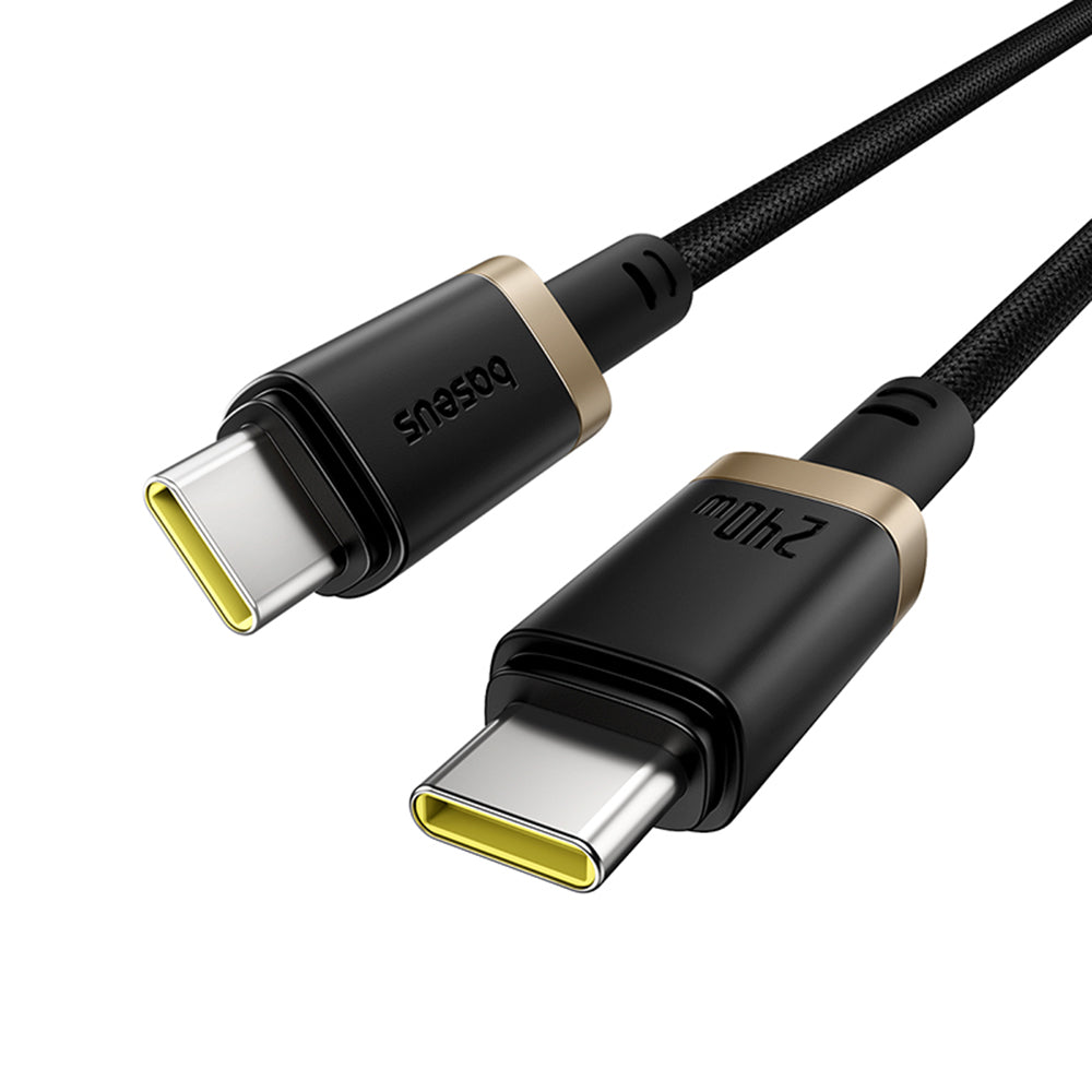 USB-C Data and Charging Cable - USB-C Baseus Dura, 240W, 1m, Gold Black P10377803U03-00