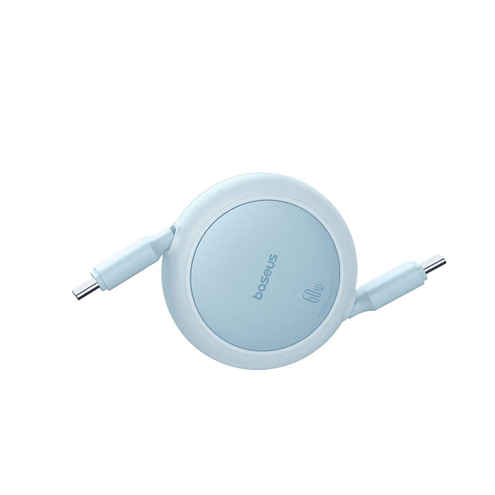 USB-C Data and Charging Cable - USB-C Baseus Free2Pull Mini Retractable, 60W, 1m, Blue P10364500311-01