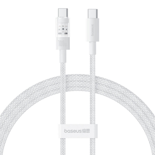 USB-C Data and Charging Cable - USB-C Baseus Gem, 100W, 1m, White P10373000211-00