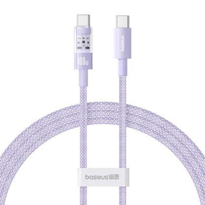 USB-C Data and Charging Cable - USB-C Baseus Gem, 100W, 1m, Purple P10373000511-00