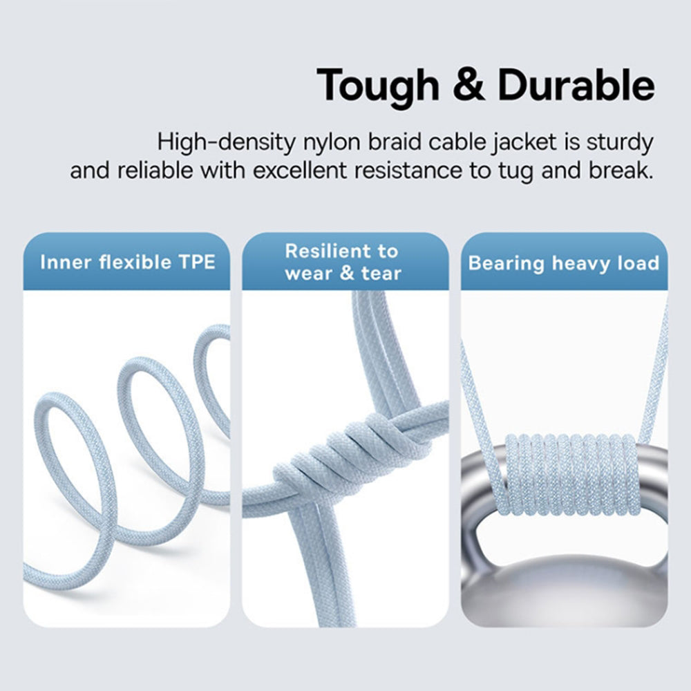 USB-C Data and Charging Cable - USB-C Baseus Gem, 100W, 2m, Blue P10373000311-01