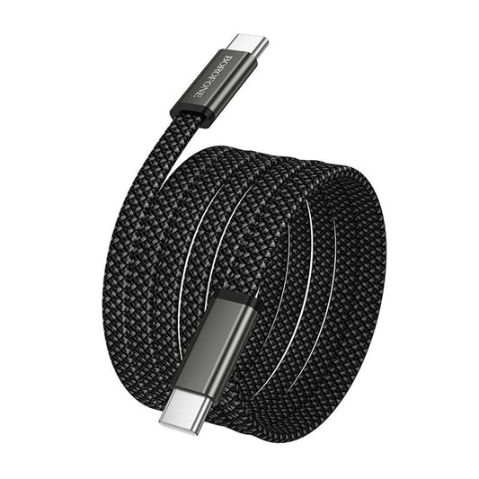 Cavo Dati e Ricarica USB-C - USB-C Borofone BX124 Peace, 60W, 1m, Nero