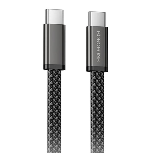 Cavo Dati e Ricarica USB-C - USB-C Borofone BX124 Peace, 60W, 1m, Nero